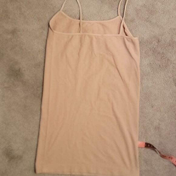 Two Lycra Tank Tops Beige/brown Sz Med - Picture 7 of 8